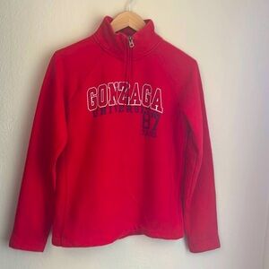 Gonzaga University quarter zip size M